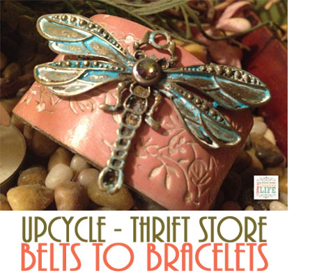 Upcycle Thrift Store Belts to Bracelets – 4 Easy Steps