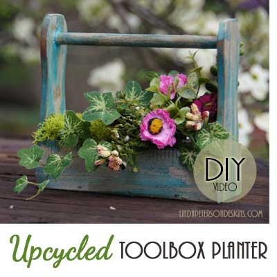 Upcycled Toolbox Garden Planter + Video