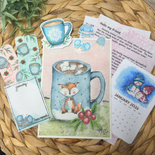 Load image into Gallery viewer, January 2026 - Happy Mail Print Club Collection - Cozy Winter Vibes - Retired Limited Edition

